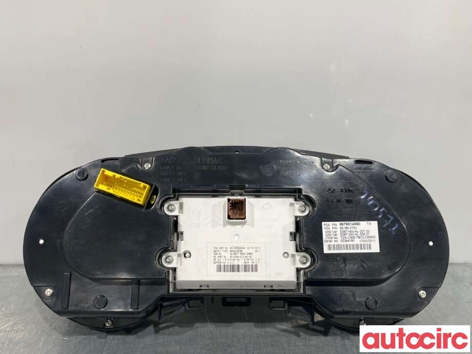 Instrumentpanel til Peugeot 3008 2009-2016 (Type I)  (PEUGEOT|9666626080|69189-270U|9805170680)