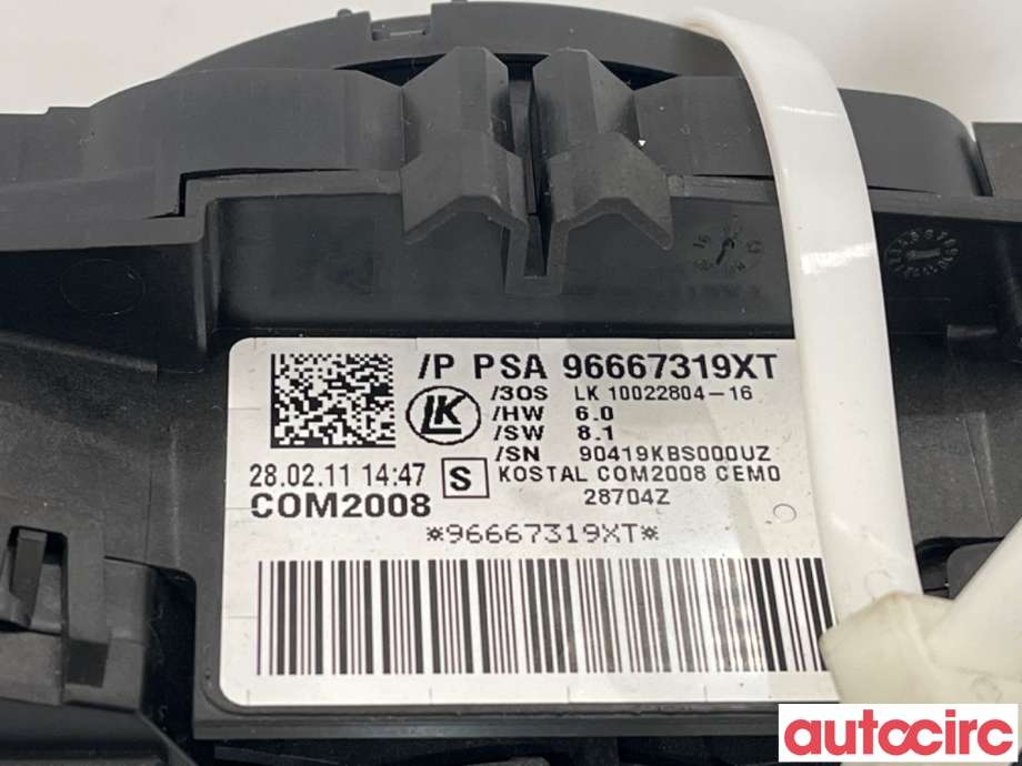 Airbag slepering til Peugeot 3008 2009-2016 (Type I)  (PEUGEOT|624399|10022804-16|96773912ZD)