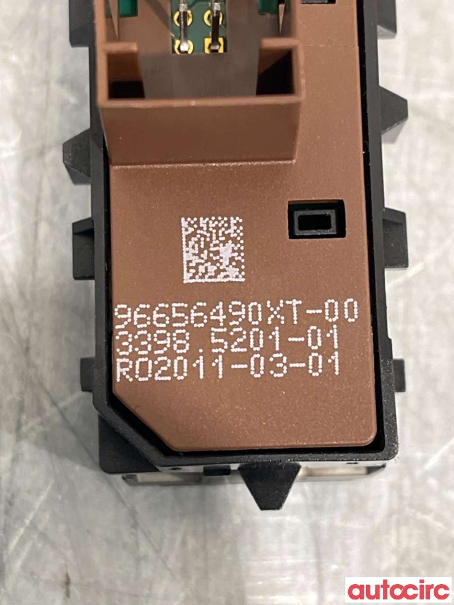 Bryter diverse til Peugeot 3008 2009-2016 (Type I)  (PEUGEOT|96656490ZD||6490V7)