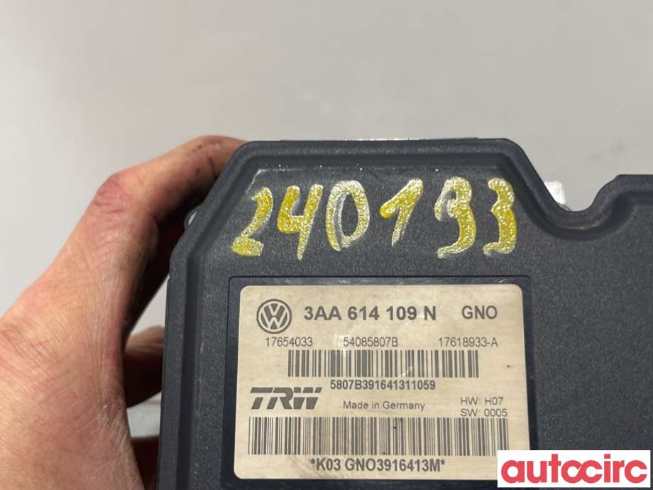 ABS sentral til VW Passat 2011-2015 (B7) (B7) (VOLKSWAGEN|3AA614109N|54085807B)