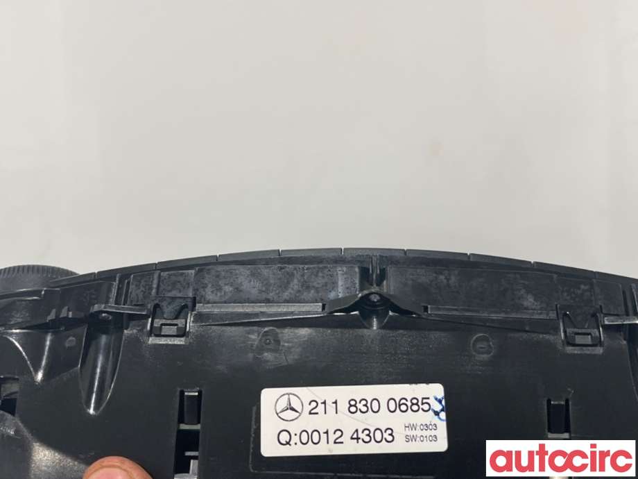 Varmeapparat betjening til Mercedes E-Klasse 2002-2006 (Fase 1) (W211) (W211) (MERCEDES|A2118300685||A2118302085)