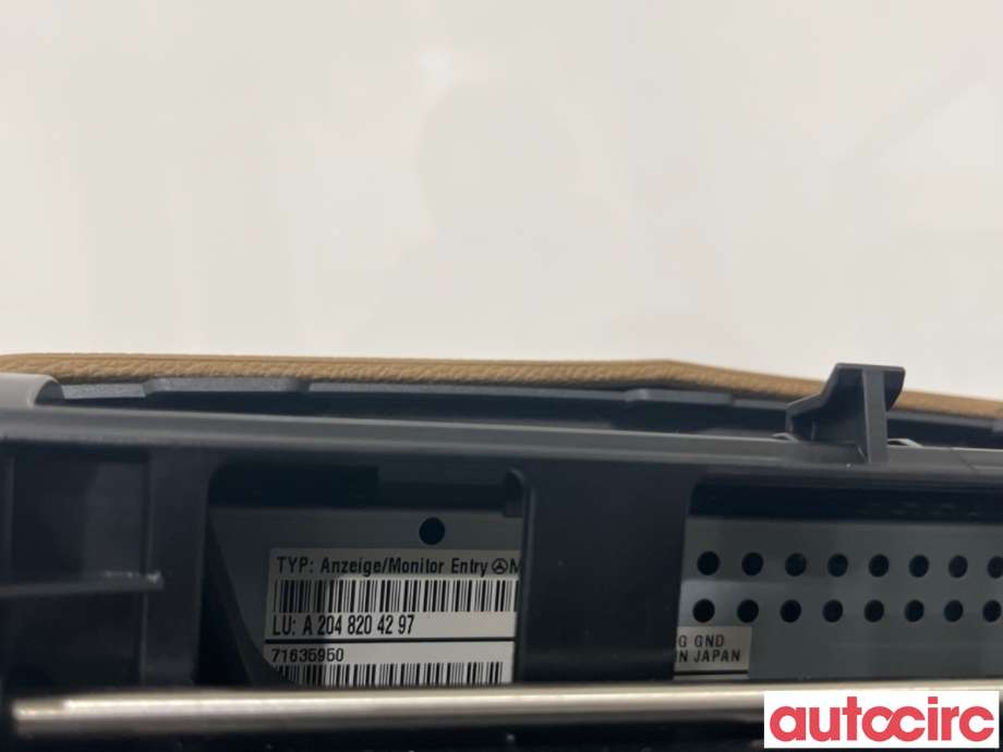 Multimedia display (MCU - Media Controller Unit) til Mercedes C-Klasse 2007-2011 (Fase 1) (W204) (W204) (MERCEDES|A2048205497|)