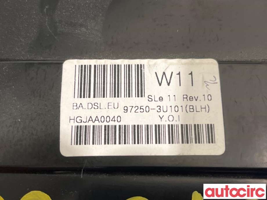 Varmeapparat betjening til Kia Sportage 2010-2016 (Type III)  (KIA|972503U101BLH||97250-3U110)