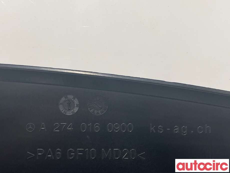 Motordeksel over motor til Mercedes GLC 2015-2022 (X253) (X253) (MERCEDES|A2740103101||A2740160900)