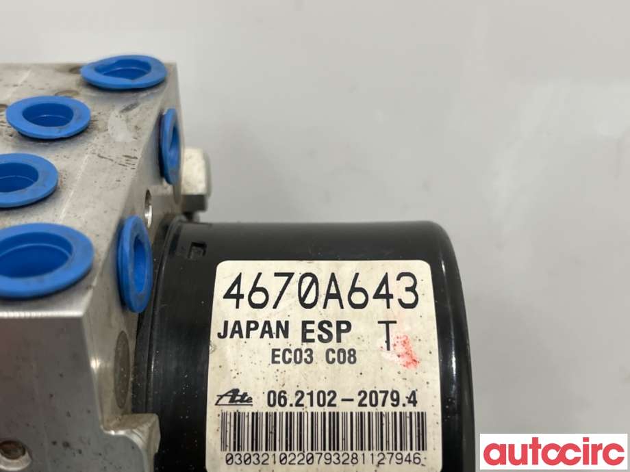 ABS sentral til Mitsubishi ASX 2010-2019  (MITSUBISHI|4670A644|062109-62983|4670A643)