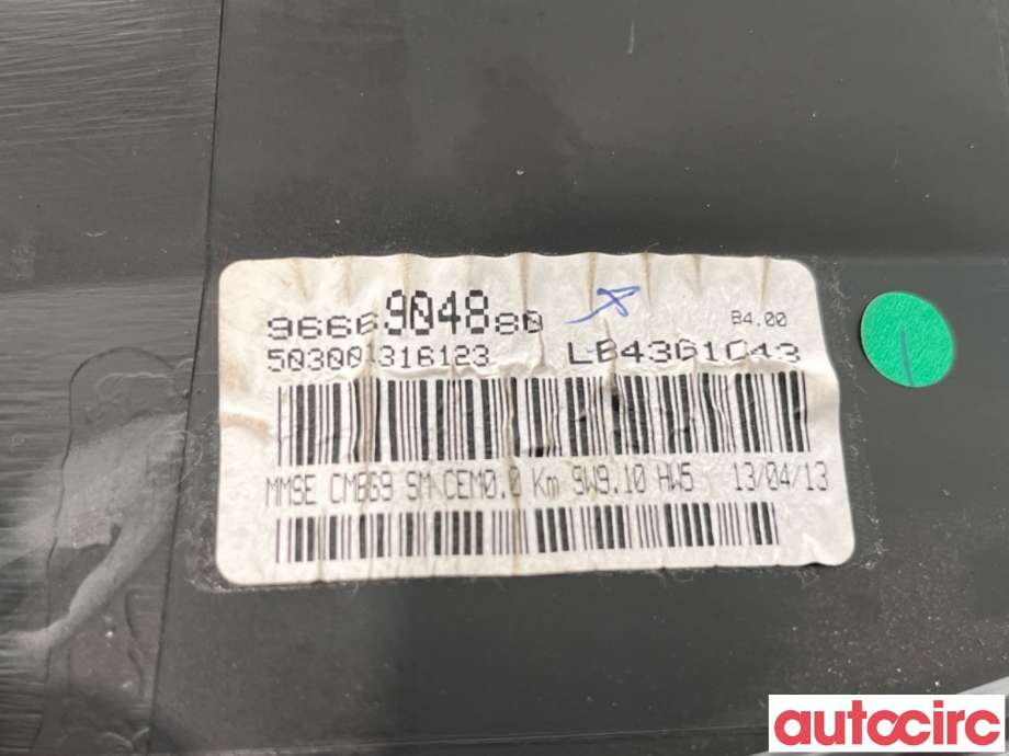 Instrumentpanel til Toyota Proace 2013-2016 (Type I)  (TOYOTA|SU001A2666||9666904880)