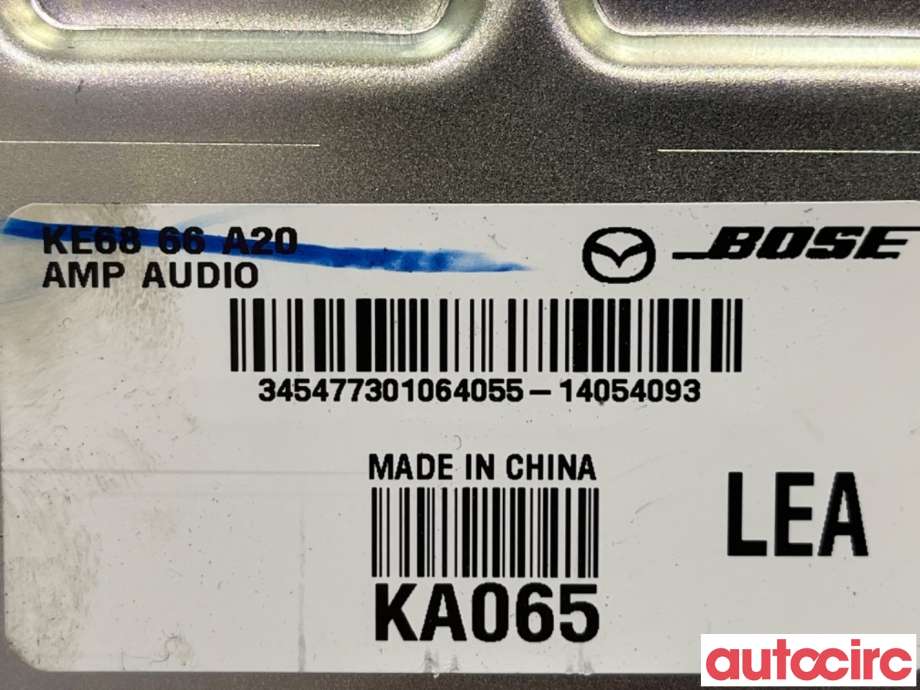 Bilstereo forsterker til Mazda CX-5 2012-2017 (Type I)  (MAZDA|KE68-66-A20|KA065|KE6866A20)