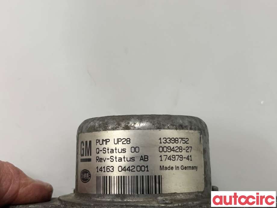 Vakuumpumpe til Opel Astra J 2010-2015  (OPEL|13398752|009428-27)