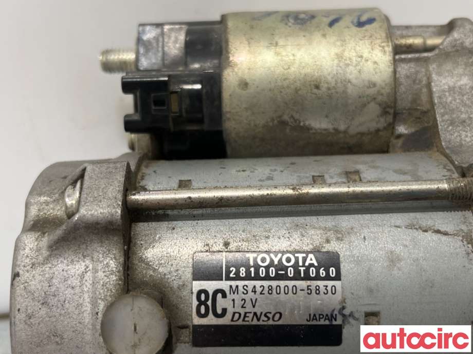 Starter til Toyota Avensis 2009-2015 (Type III, Fase 1)  (TOYOTA|281000T030|MS428000-5830|28100-0T060)