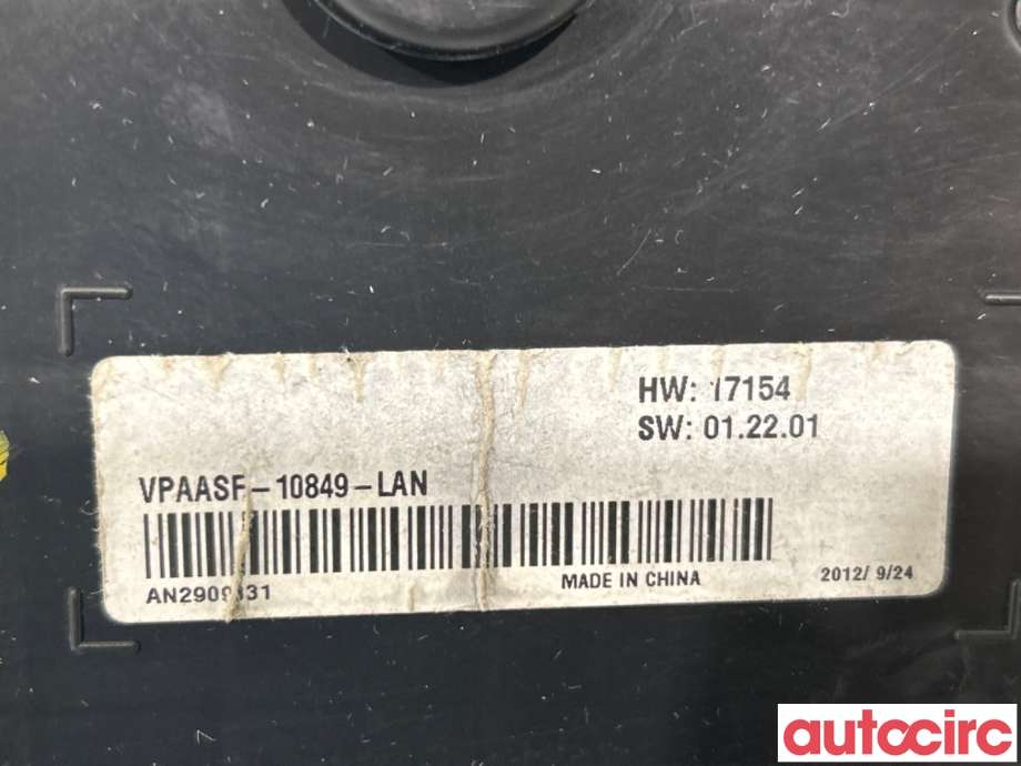Instrumentpanel til Nissan Qashqai 2010-2014 (Type I, Fase 2) (NISSAN|24810BR50A|)