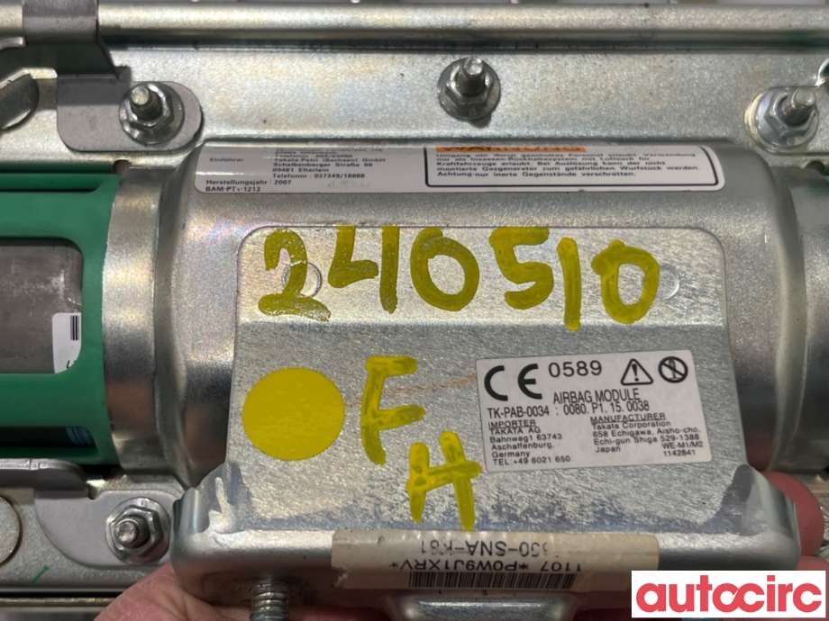Airbag passasjer til Honda Civic 2006-2011 (Type VIII) (HONDA|77820SNAK82ZA|)