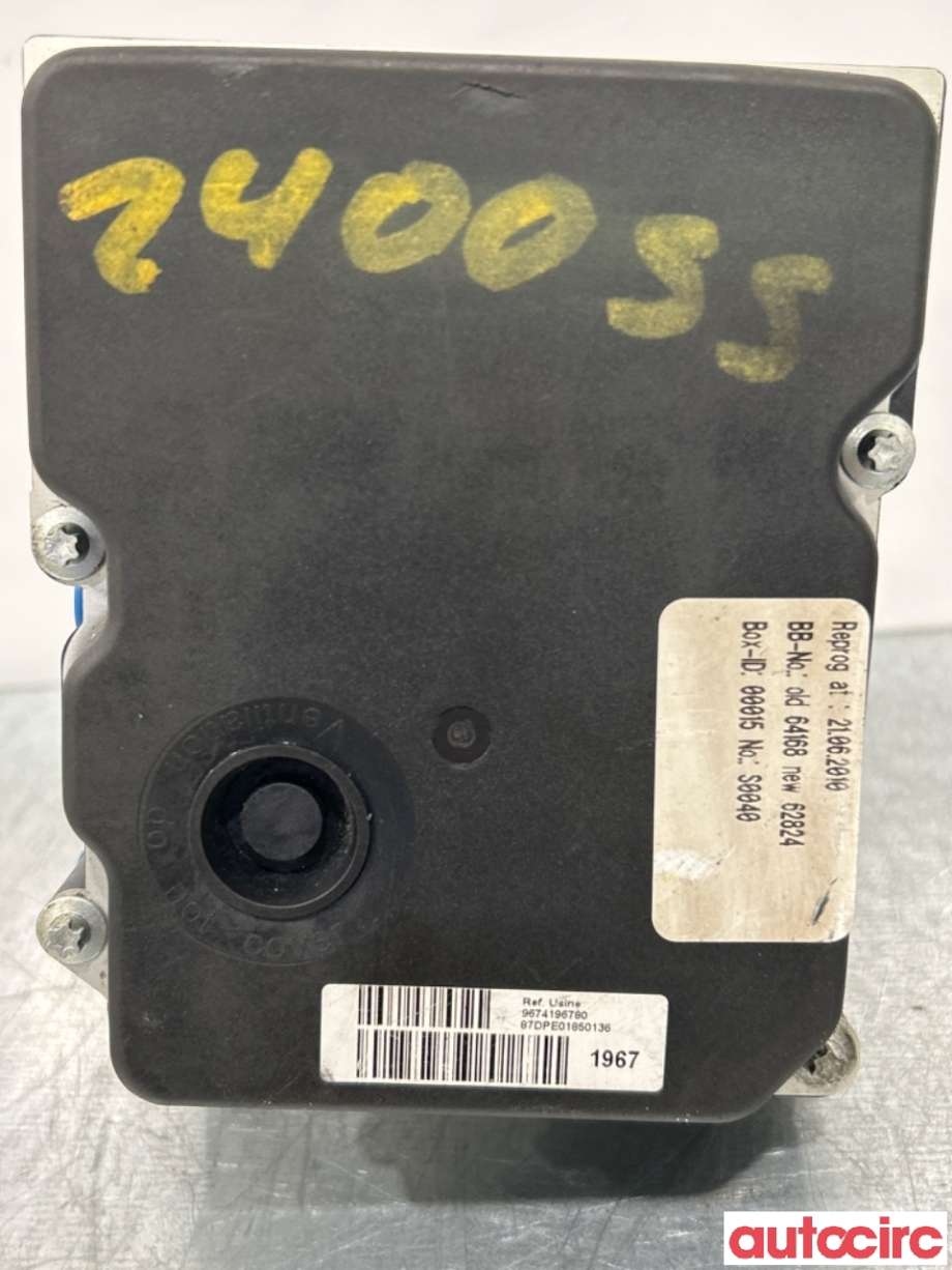 ABS sentral til Citroën Berlingo 2008-2015 (Type II, Fase 1)  (CITROEN|1682609680|0265251239|9674663480)