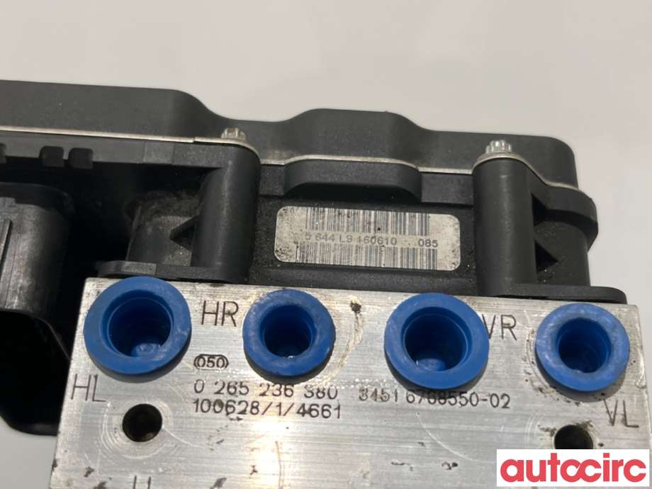 ABS sentral til BMW 3-Serie 2005-2011 (E90/E91/E92/E93) (E90/E91/E92/E93) (BMW|34516795394|0265236380|34516768550)