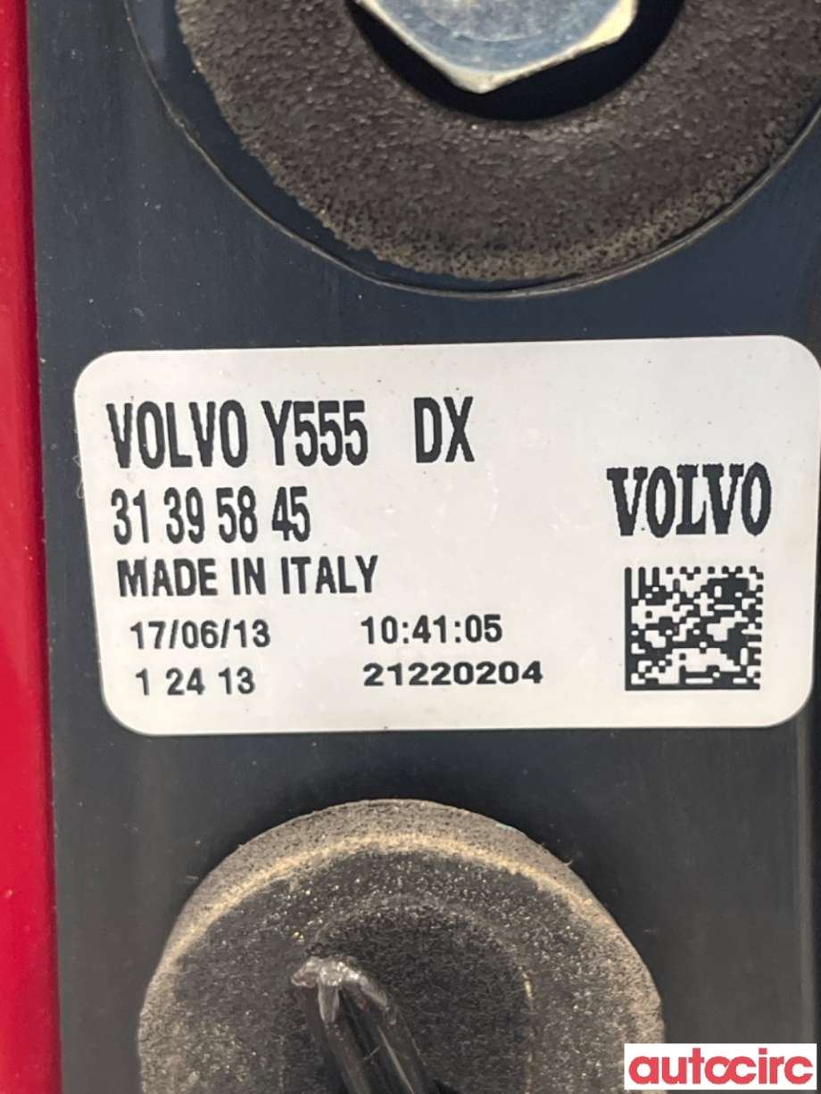 Baklykt høyre til Volvo V40 2012-2019  (VOLVO|31395845|)