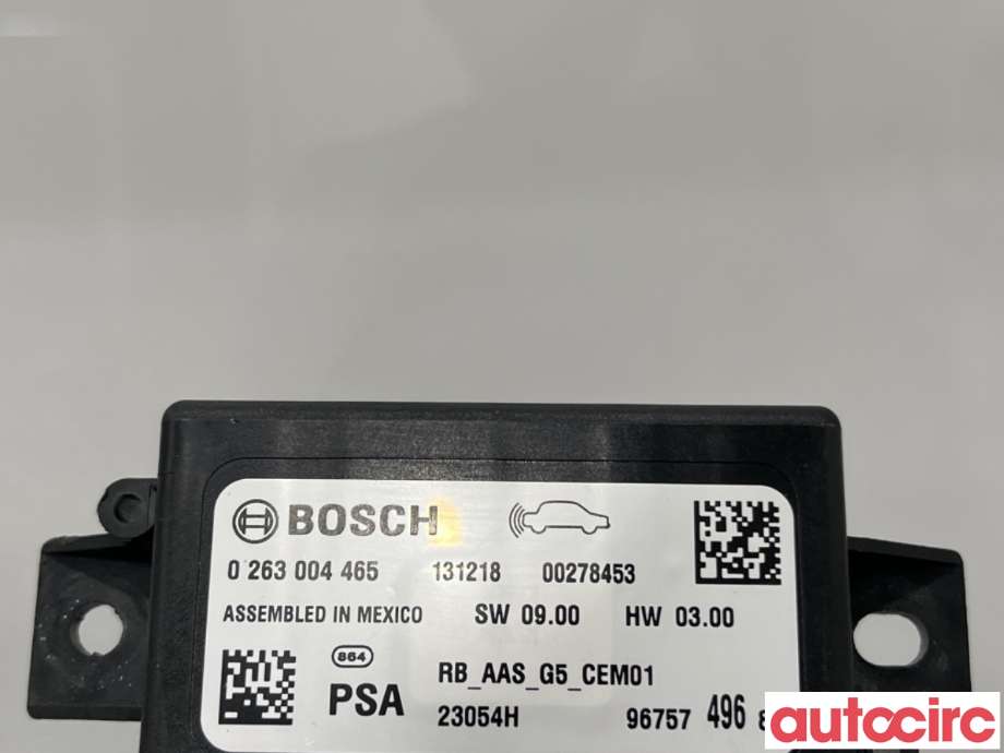 Styreenhet parkering til Peugeot 2008 2013-2019 (Type I)  (PEUGEOT|1610380880|0263004465|9675749680)