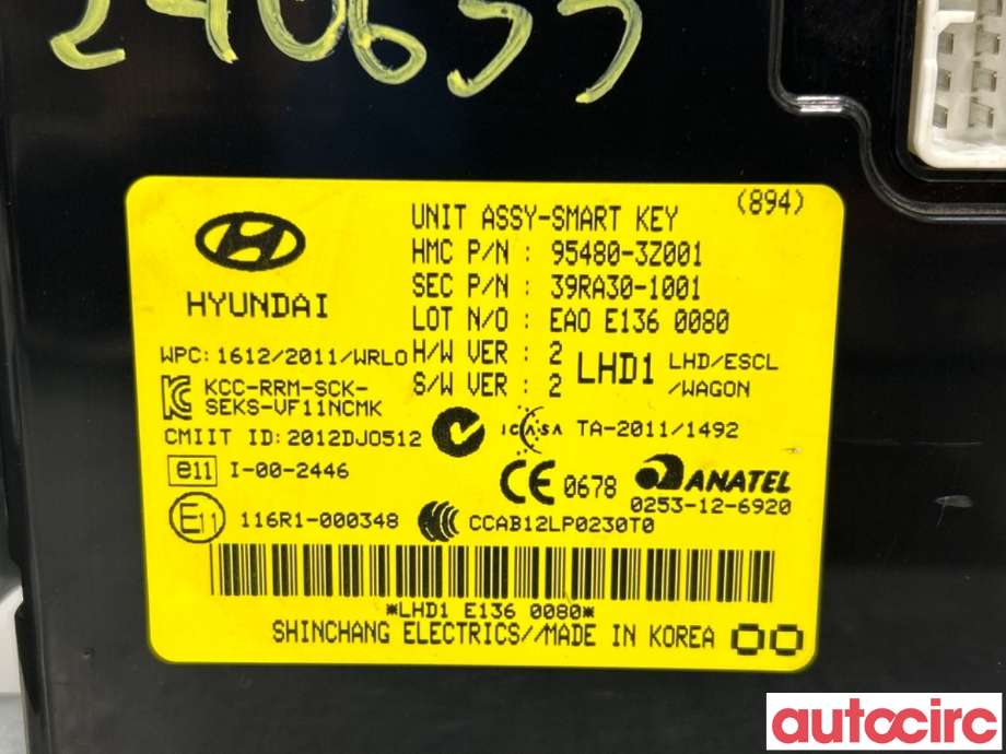 Styreenhet nøkkelfri/keyless til Hyundai i40 2012-2017  (HYUNDAI|954803Z001||95480-3Z001)