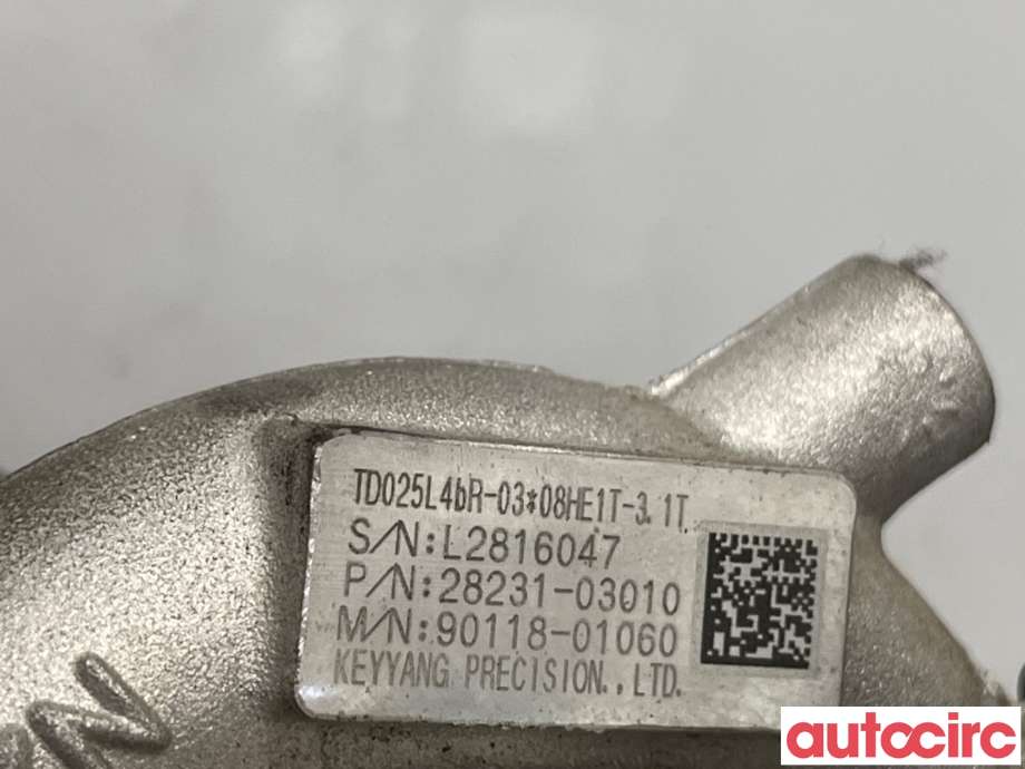 Turbo til Hyundai i30 2017-2020 (Type III) (HYUNDAI|2823103010|90118-01060|28231-03010)