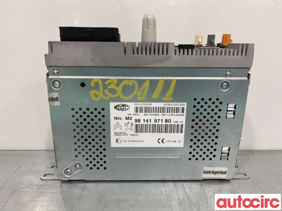 Bilstereo diverse til Peugeot 208, 2012-2019 (Type I)  (PEUGEOT|9814197180)
