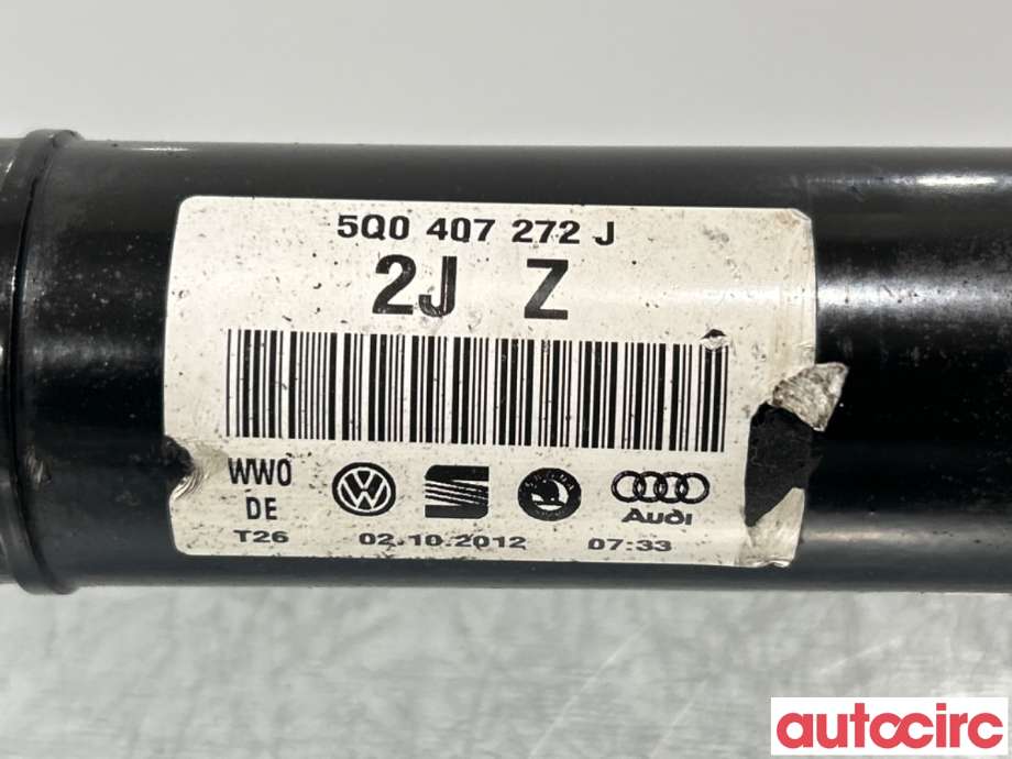 Drivaksel høyre foran til VW Golf VII 2012-2017 (Fase 1)  (VOLKSWAGEN|5Q0407762HX|)