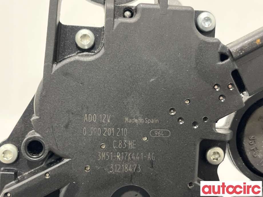 Viskermotor bakrute til Ford S-Max 2010-2015 (Type I, Fase 2)  (FORD|1689913|0390201210|3M51-R17K441-AG)