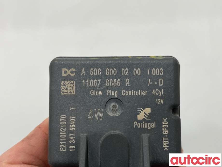 Rele gløde til Renault Kangoo 2008-2021 (Type II) (RENAULT|110679886R|A6089000200)