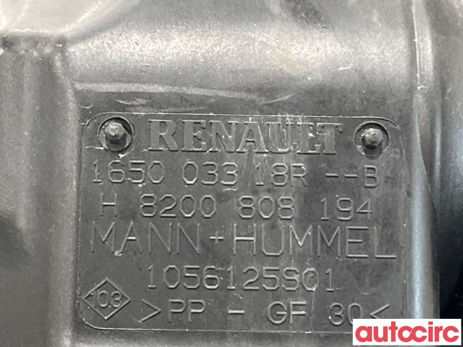 Luftfilterboks til Renault Kangoo 2008-2021 (Type II)  (RENAULT|165003318R|)