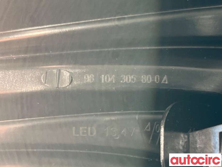 Baklykt høyre til Peugeot 208 2012-2019 (Type I)  (PEUGEOT|9810430580||9825601180)