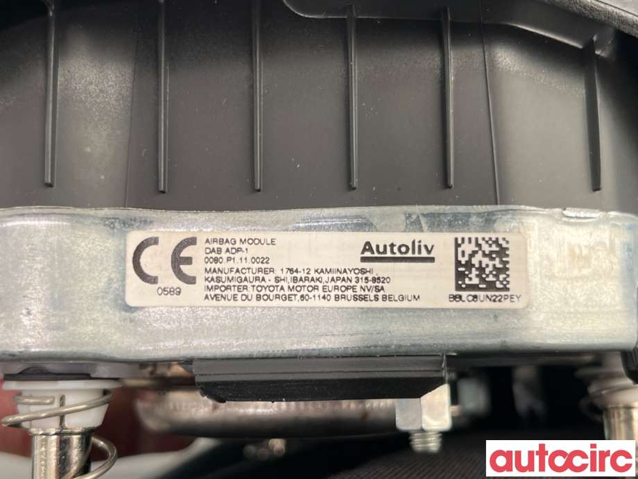 Airbag rattpute til Toyota Corolla 2019-->> (TOYOTA|4513002831C0|)