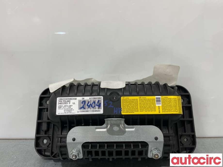 Airbag passasjer til Mercedes E-Klasse 2009-2013 (Fase 1) (W212) (W212) (MERCEDES|A2128603002|34022951F)