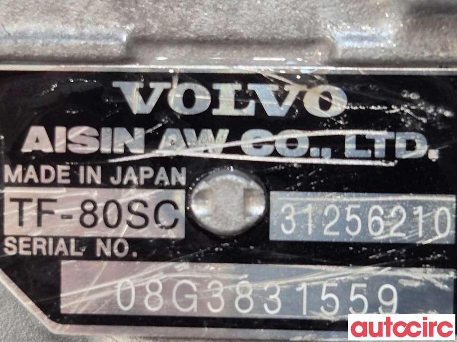 Girkasse automat til Volvo XC70 2008-2013 (Type II, Fase 1)  (VOLVO|36050329|TF-80SC|31256210)