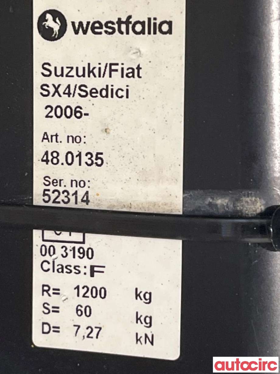 Hengerfeste til Suzuki SX4 2009-2013 (Type I, Fase 2)  (SUZUKI|480135|52314)