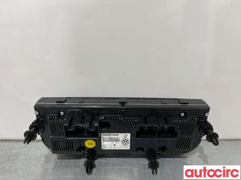 Varmeapparat betjening til VW Golf VII 2012-2017 (Fase 1) (VOLKSWAGEN|5G0907044BE|5HB011181-22|5G0907044EC)
