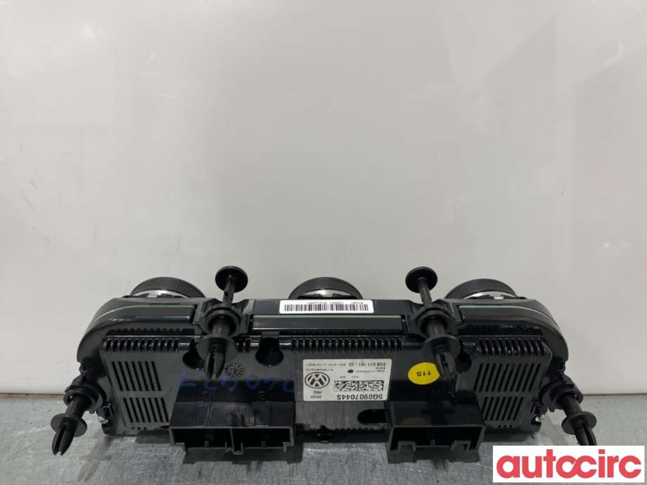 Varmeapparat betjening til VW Golf VII 2012-2017 (Fase 1) (VOLKSWAGEN|5G0907044BE|5HB011181-22|5G0907044EC)