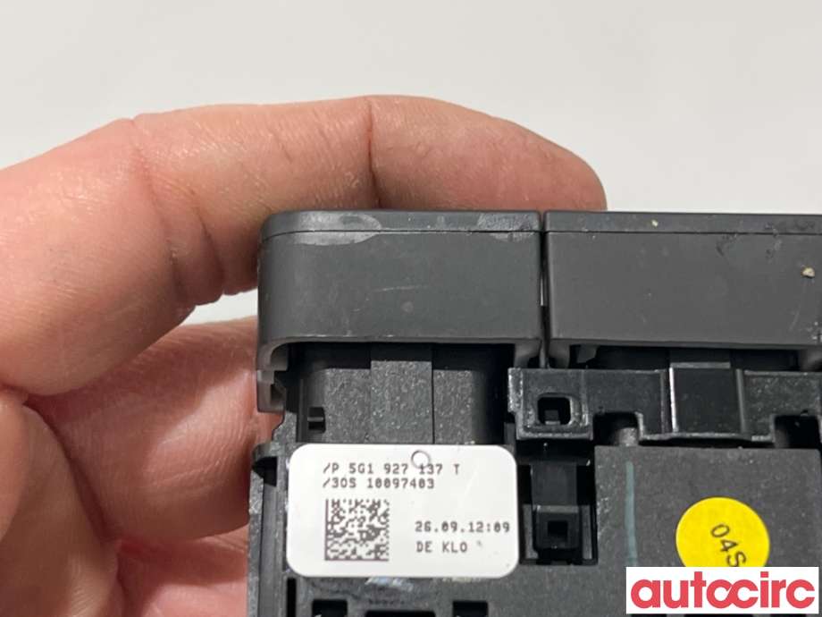 Bryter diverse til VW Golf VII 2012-2017 (Fase 1)  (VOLKSWAGEN|5G1927137T|)