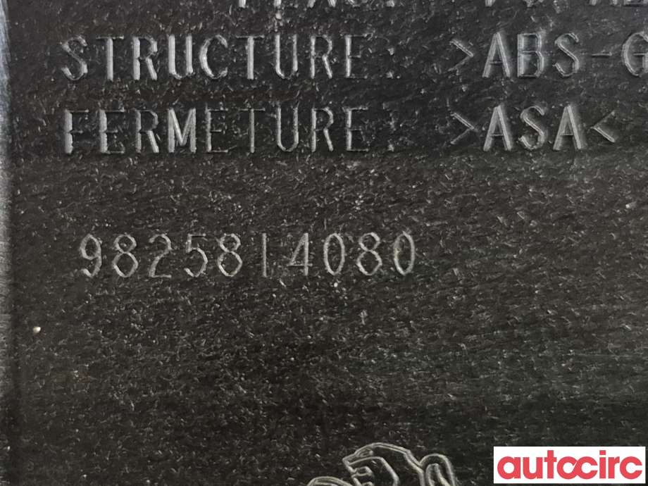 Spoiler bakluke til Peugeot 2008 2019-->> (Type II)  (PEUGEOT|NO NR|9825814080)