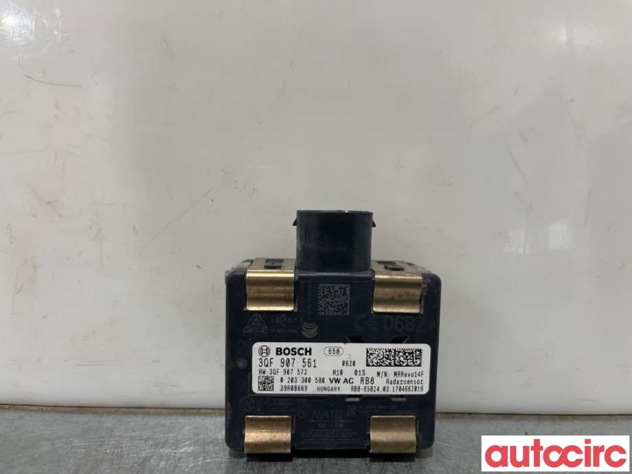 Sensor radar til Škoda Octavia 2017-2020 (Type III, Fase 2)  (SKODA|3QF907561|0203300580|3QF907561A)