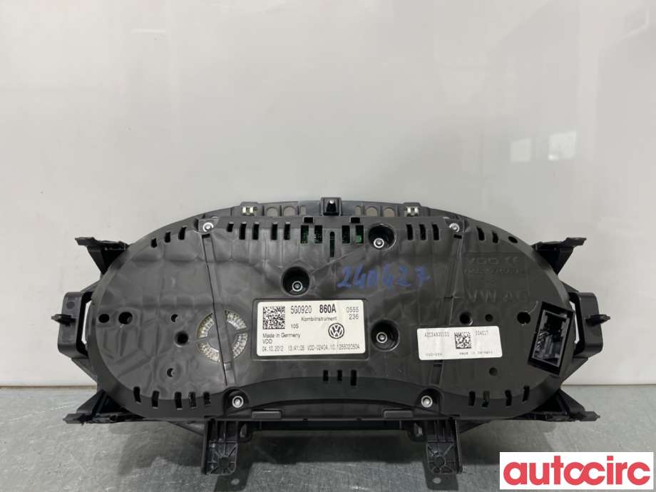 Instrumentpanel til Škoda Octavia 2017-2020 (Type III, Fase 2)  (SKODA|5E0920751D|A2C34830100|5G0920860A)