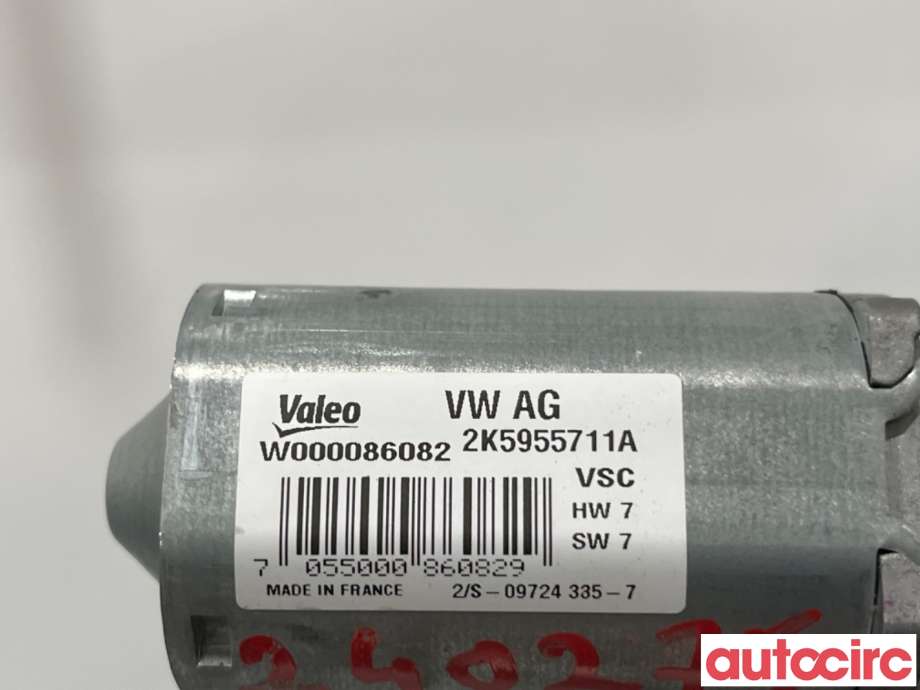 Viskermotor bakrute til VW Caddy 2015-2020 (Type III, Fase 3)  (VOLKSWAGEN|2K5955711A|W000086082)