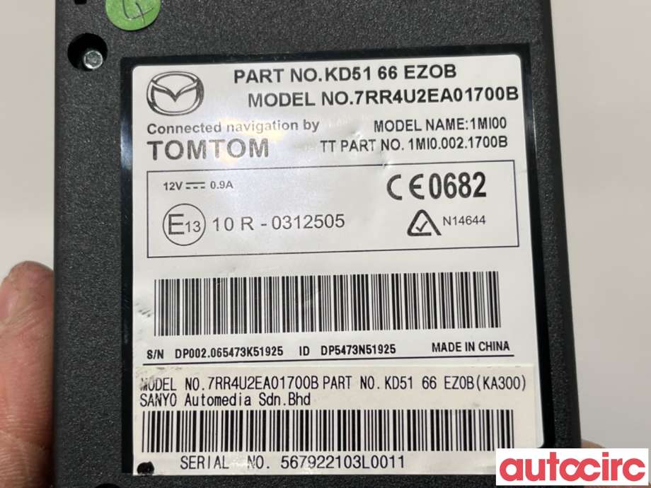 Styreenhet diverse til Mazda CX-5 2012-2017 (Type I)  (MAZDA|KD51-66-EZ0E|1MI00|KD5166EZOB)