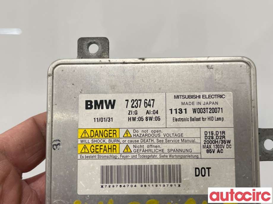 Styreenhet xenon/ballast til BMW 5-Serie 2010-2017 (F10/F11) (F10/F11) (BMW|63117318327|W003T20071|7237647)
