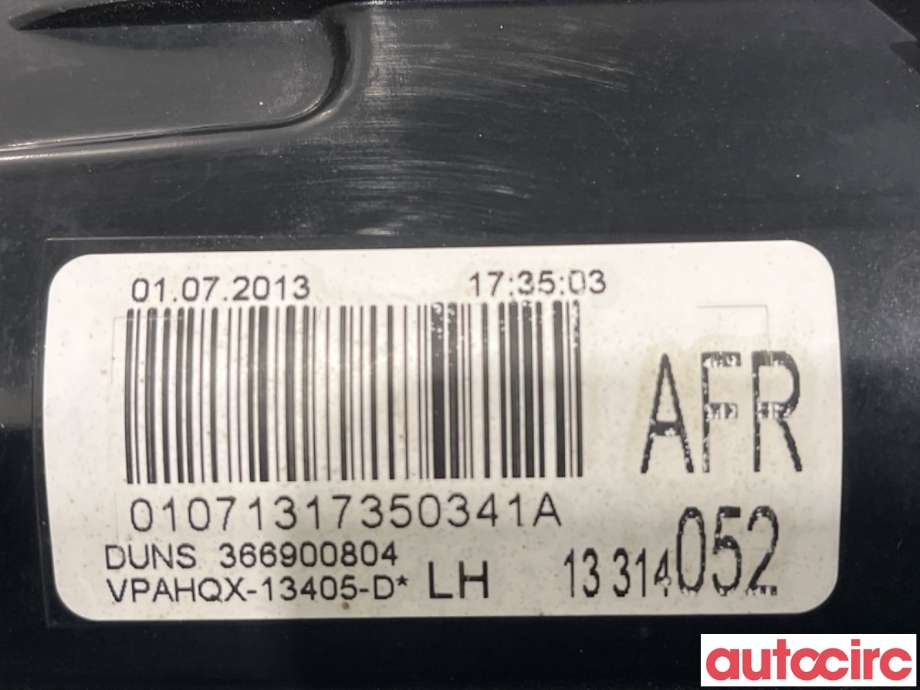 Baklykt venstre til Opel Astra J 2010-2015  (OPEL|13314052|)