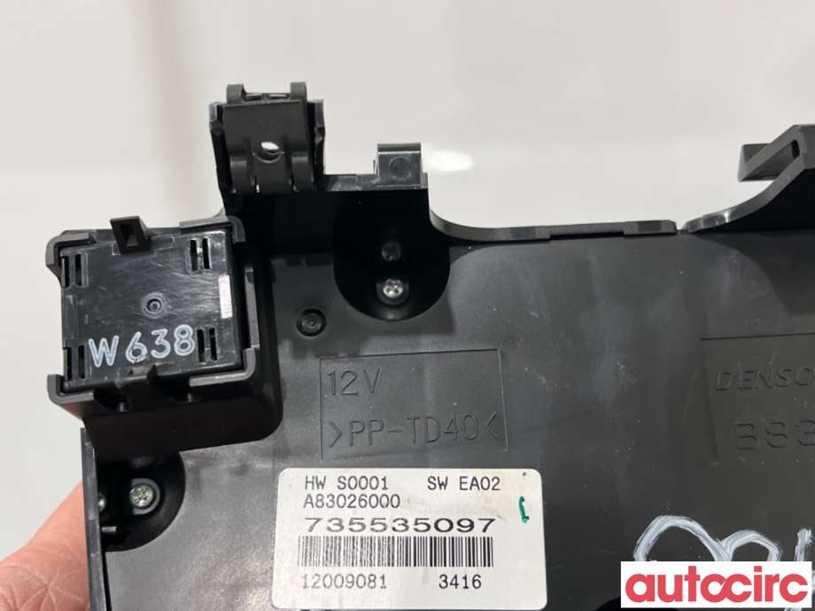 Varmeapparat betjening til Fiat Ducato 2014-->> (FIAT|735535097|)
