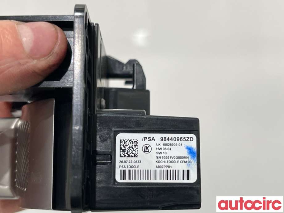 Girstang/girvelger automat til Peugeot 2008 2019-->> (Type II)  (PEUGEOT|98440965ZD|10528909-01)