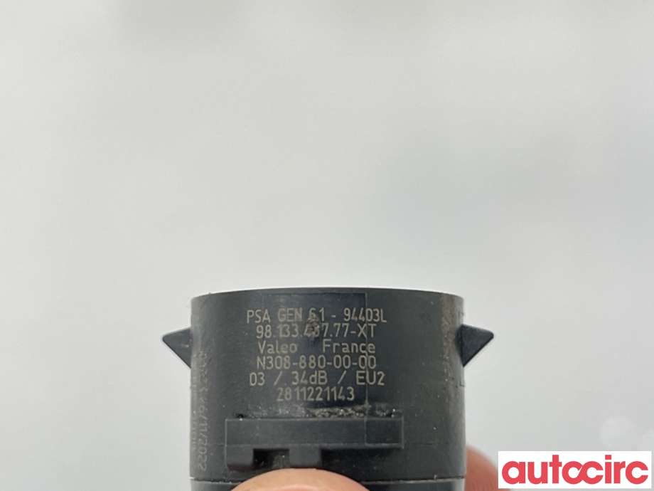 Parkeringssensor bak til Peugeot 2008 2019-->> (Type II)  (PEUGEOT|1633559380|N308-880-00-00|9813348777)