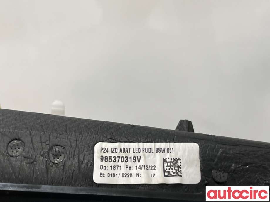 Speil venstre til Peugeot 2008 2019-->> (Type II)  (PEUGEOT|98271330XT|)