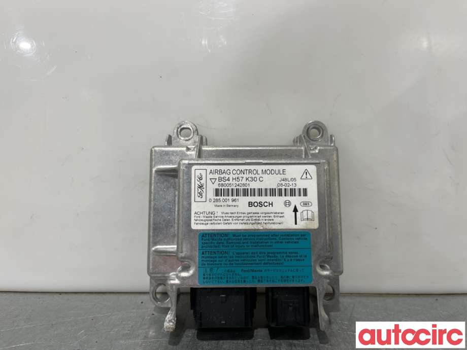 Airbag elektronikk til Mazda 3 2006-2009 (Type I, Fase 2) (MAZDA|BS4H-57-K30C|0285001961|BS4H57K30C)