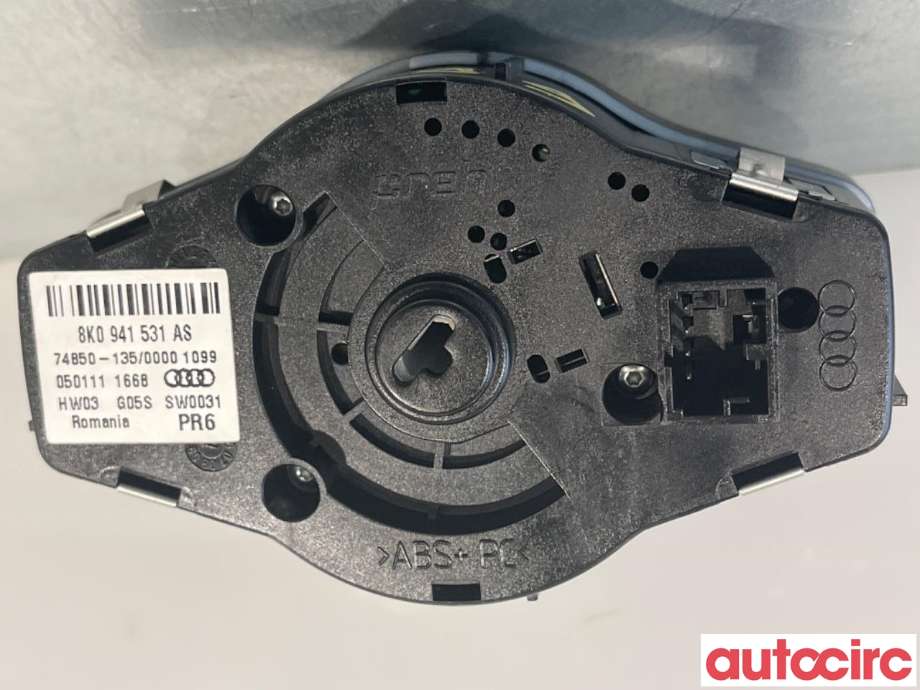 Bryter lys til Audi A5 2007-2016 (Type I)  (AUDI|8K0941531AS|74850-135)