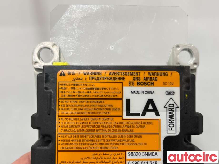 Airbag elektronikk til Nissan Leaf 2011-2017 (Type I)  (NISSAN|K88203NM0A|0285011248|988203NM0A)