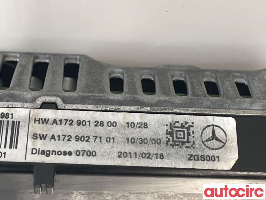 Instrument kjørecomputer til Mercedes C-Klasse 2011-2014 (Fase 2) (W204) (W204) (MERCEDES|A1729004004|A1729008600|A1729012800)