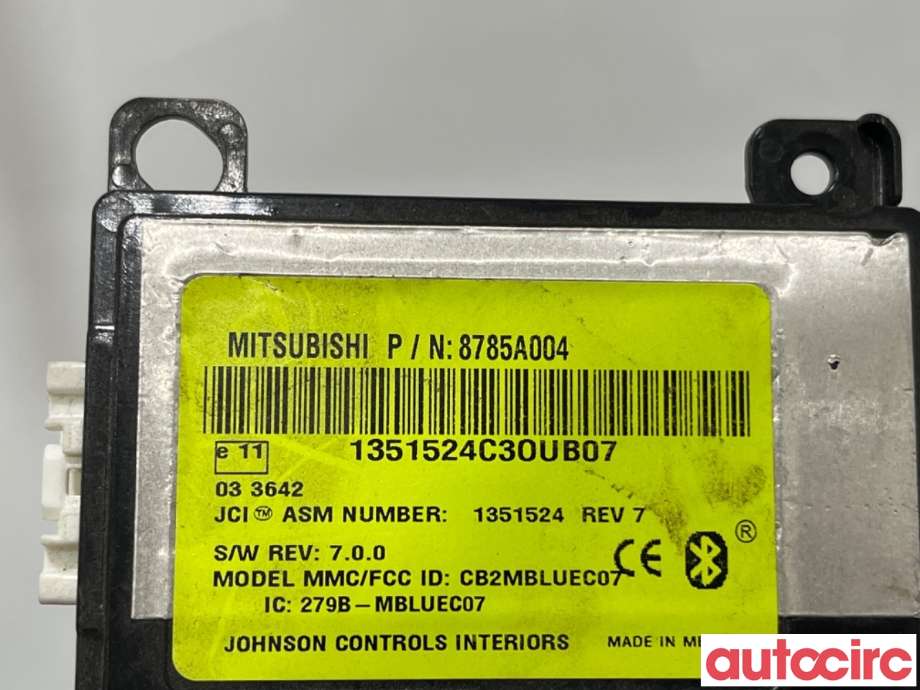 Styreenhet bluetooth til Mitsubishi Outlander 2007-2010 (Type II, Fase 1)  (MITSUBISHI|8785A004|)